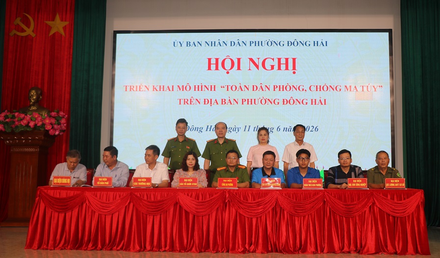 Phường Đông Hải: Ra mắt mô hình “Toàn dân phòng, chống ma túy”